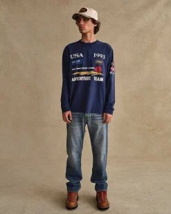 Cherry Tees & Long Sleeves-Adventure Team L/S T-Shirt (Navy)