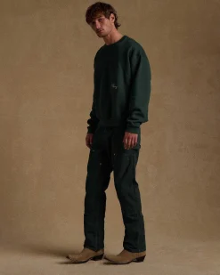 Cherry Sweatshirts-American Classic Crewneck (Green)