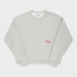 Cherry Sweatshirts-American Classic Crewneck (Heather Grey)