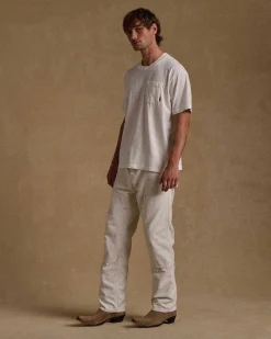 Cherry Tees & Long Sleeves-American Classic Pocket Tee (White)