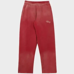 Cherry Sweatpants-American Classic Raw Sweatpants (Cardinal)