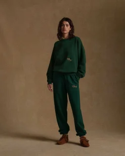 Cherry Sweatpants-American Classic Sweatpants (Green)