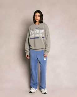 Cherry Sweatshirts-American Garments Crewneck (Smoke)