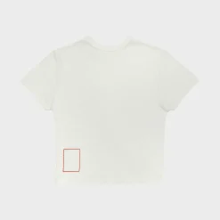 Cherry Women'S-Basic Baby Tee (White)
