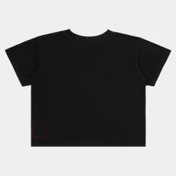 Cherry Women'S-Basic Boxy Women'S T-Shirt (Black)