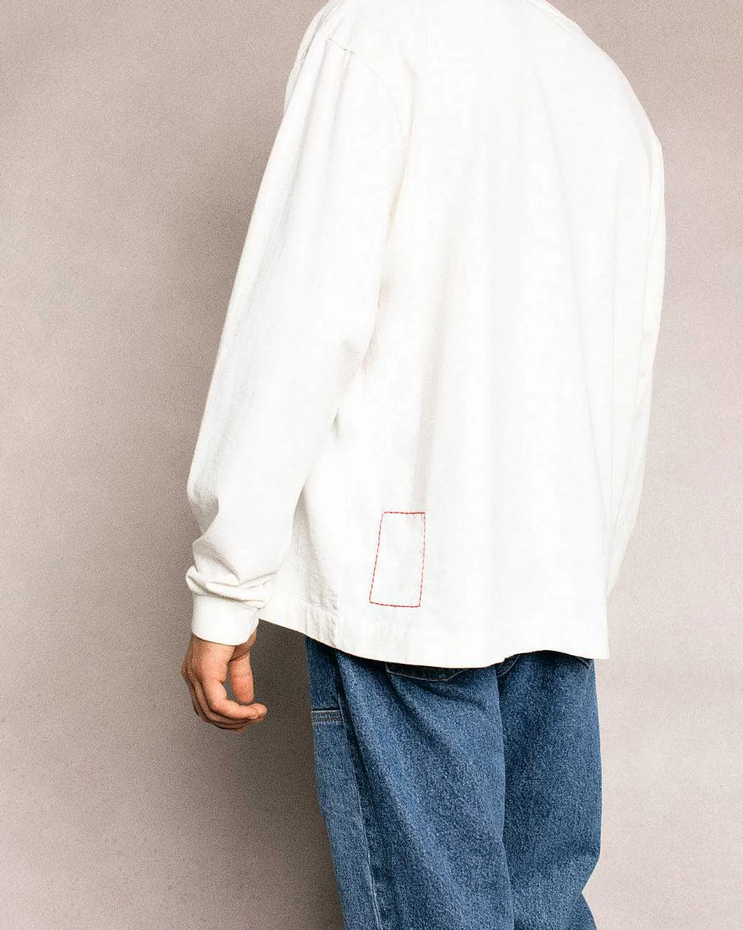 Cherry Tees & Long Sleeves-Basic L/S T-Shirt (Vintage White)