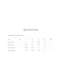 Cherry Shirting-Big Oxford Shirt (White)