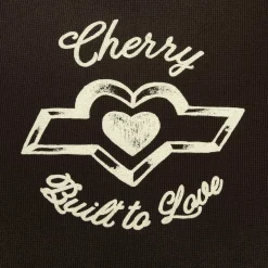 Cherry Women'S-Built To Love Thermal Baby Tee (Espresso)