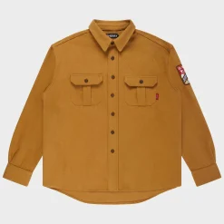 Cherry Shirting-Canton Flannel Shirt (Tan)