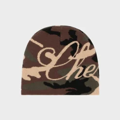 Cherry Headwear-Cashmere Skull Cap Beanie (Camo)
