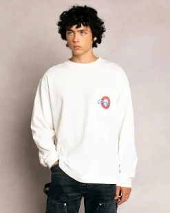 Cherry Tees & Long Sleeves- Cams Pocket L/S T-Shirt (Vintage White)