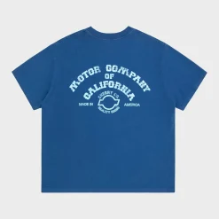 Cherry Tees & Long Sleeves- Motors Boxy Tee (Royal)