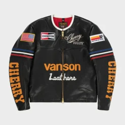 Cherry Jackets- X Vanson Star Jacket (Black)