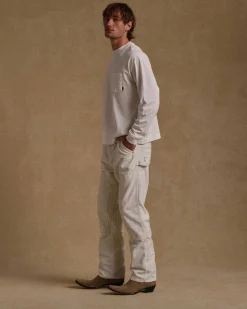 Cherry Pants-Classic Canvas Double Knee (White)