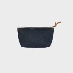 Cherry Accessories-Denim Pouch