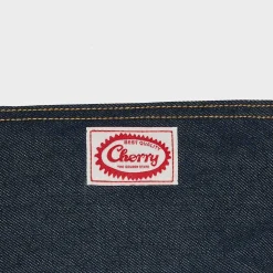 Cherry Accessories-Denim Pouch