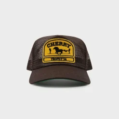 Cherry Accessories-Desert Horse Full Mesh Trucker Hat (Brown)
