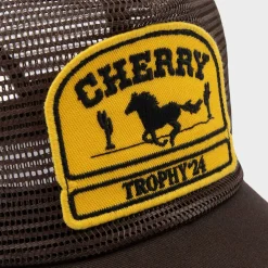 Cherry Accessories-Desert Horse Full Mesh Trucker Hat (Brown)