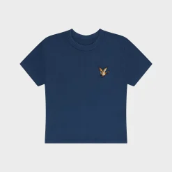 Cherry Women'S-Duck Baby Tee (Navy)