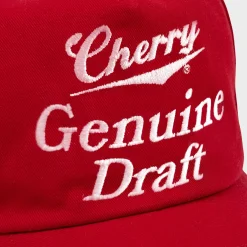 Cherry Headwear-Genuine Draft 5 Panel (Red)