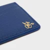 Cherry Accessories-Leather Card Holder (Blue)