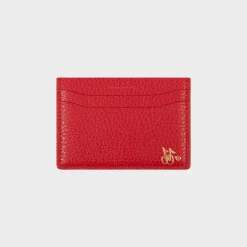 Cherry Accessories-Leather Card Holder (Red)