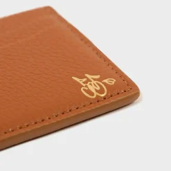Cherry Accessories-Leather Card Holder (Saddle Brown)