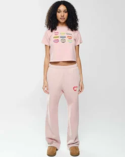 Cherry Women'S-Lovers Boxy Baby Tee (Rose)