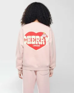 Cherry Sweatshirts-Lovers Crewneck (Rose)