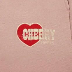 Cherry Sweatpants-Lovers Parachute Sweatpant (Rose)