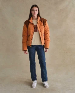 Cherry Jackets-Mountain Puffer Jacket (Orange)