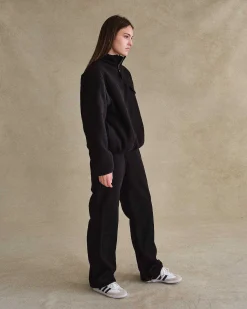 Cherry Sweatpants-Mountain Sherpa Pants (Black)