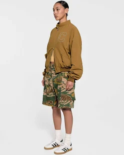 Cherry Jackets-Nylon Championship Jacket (Camel)