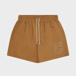 Cherry Shorts-Nylon Championship Shorts (Camel)