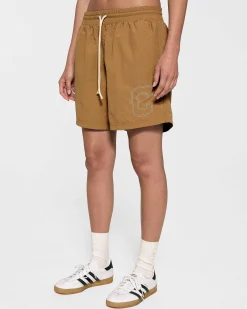 Cherry Shorts-Nylon Championship Shorts (Camel)