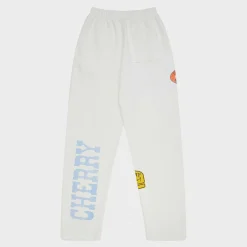 Cherry Sweatpants-Off Road Raw Edge Sweatpants (Vintage White)