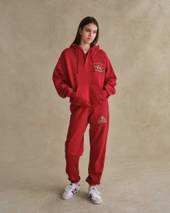 Cherry Sweatpants-Outdoorsman Sweatpants (Red)