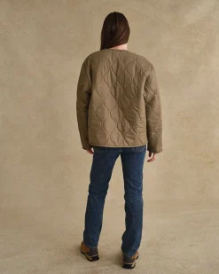 Cherry Jackets-Quilted Shell Jacket (Green)