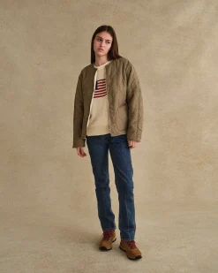 Cherry Jackets-Quilted Shell Jacket (Green)