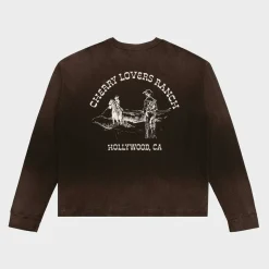 Cherry Tees & Long Sleeves-Ranch Thermal Shirt (Espresso)