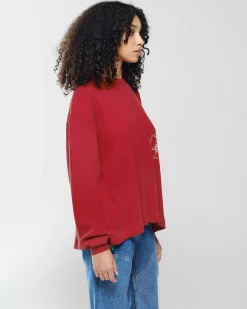 Cherry Tees & Long Sleeves-Ranch Thermal Shirt (Red)