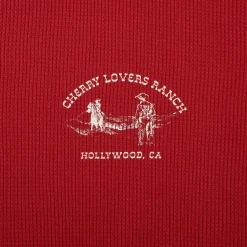 Cherry Tees & Long Sleeves-Ranch Thermal Shirt (Red)
