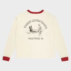 Cherry Tees & Long Sleeves-Ranch Thermal Shirt (Vintage White)