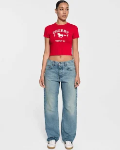 Cherry Pants-Relaxed 5 Pocket Denim (George Wash)