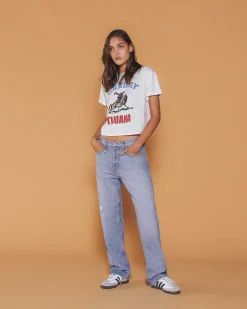 Cherry Pants-Relaxed Leg 5 Pocket Denim (Indigo)