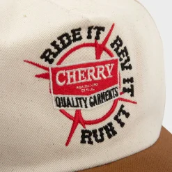 Cherry Headwear-Ride It Rev It 5 Panel (Natural)