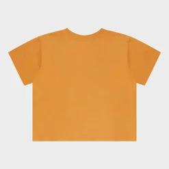 Cherry Women'S-Ride It, Rev It Boxy Baby Tee (Orange)