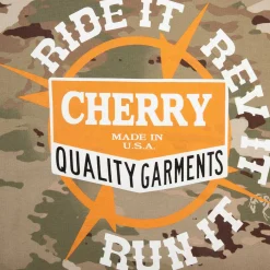 Cherry Tees & Long Sleeves-Ride It, Rev It Pocket L/S T-Shirt (Camo)