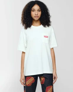 Cherry Tees & Long Sleeves-Ride Pocket Tee (White)