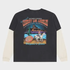 Cherry Tees & Long Sleeves-River Run Boxy Pocket Thermal L/S (Ash)
